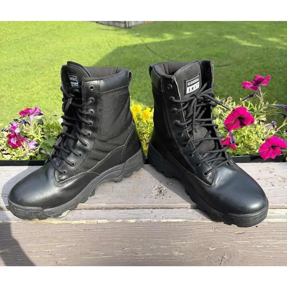 Original S.W.A.T. Classic 9 Tactical Boots Sz 11.5 Black Military Combat USA